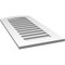 Ekena Millwork Arch Top Surface Mount PVC Gable Vent: Non-Functional, w/ 3-1/2"W x 1"P Standard Frame, 18"W x 36"H GVPAR18X3601SN - alternate 5